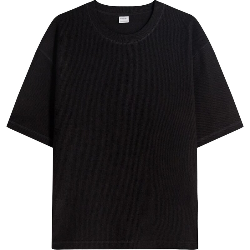 Bershka Tričko čierna 67400234