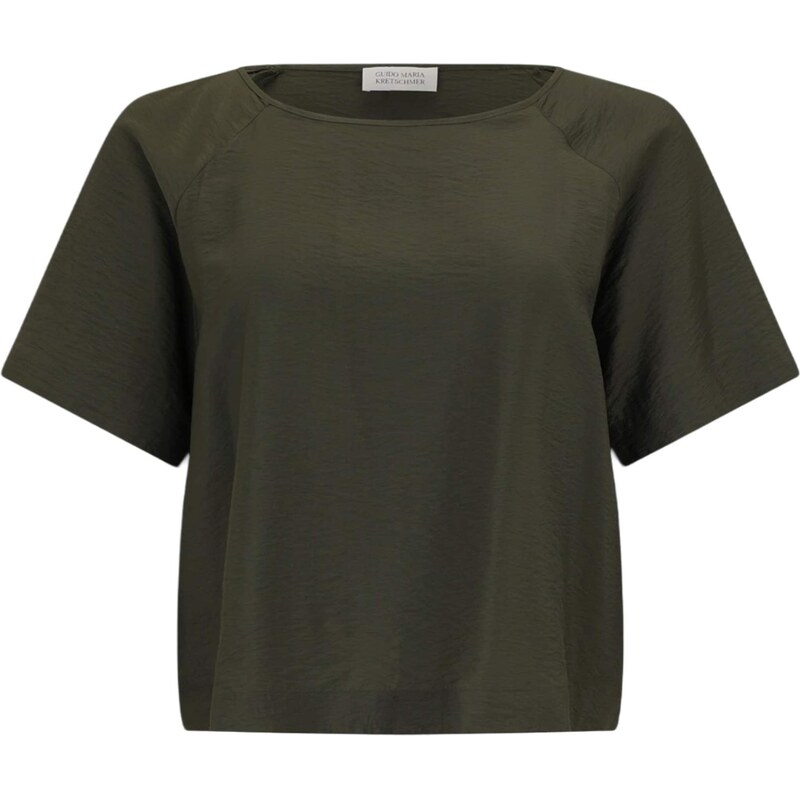 Guido Maria Kretschmer Curvy Blúzka Marou tmavozelená 67400231