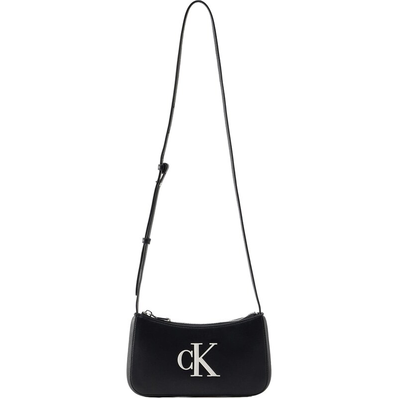Calvin Klein Taška cez rameno čierna / biela 67400224