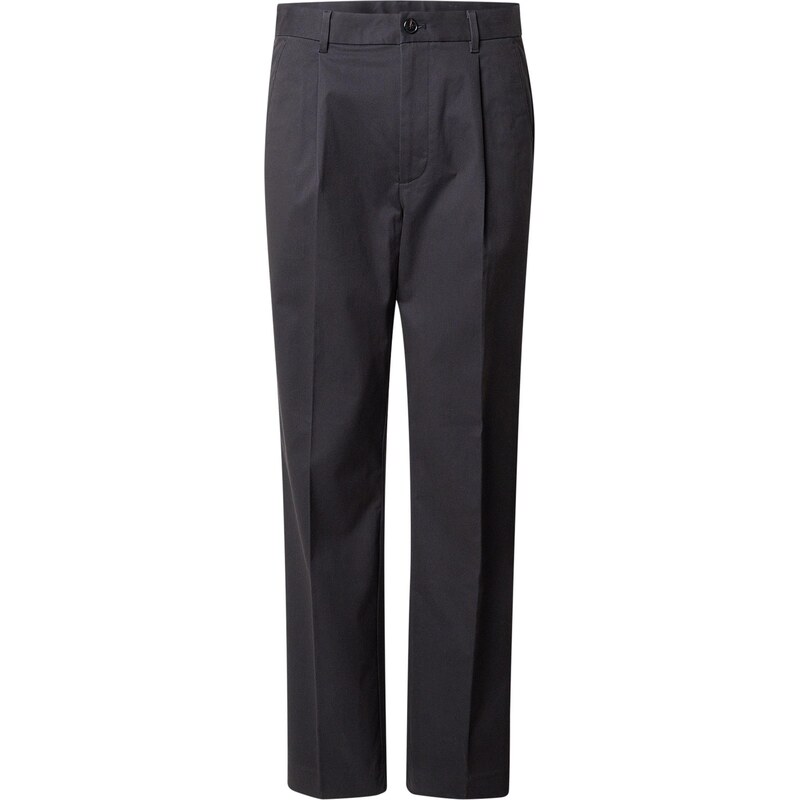 Calvin Klein Plisované nohavice čierna 67400256