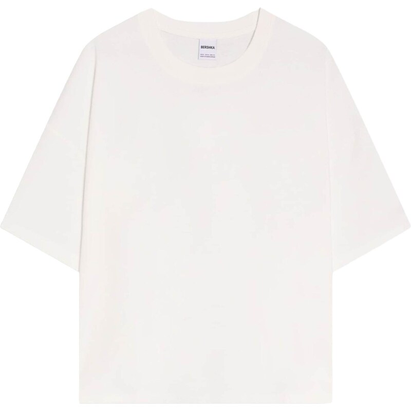 Bershka Tričko biela 67400295