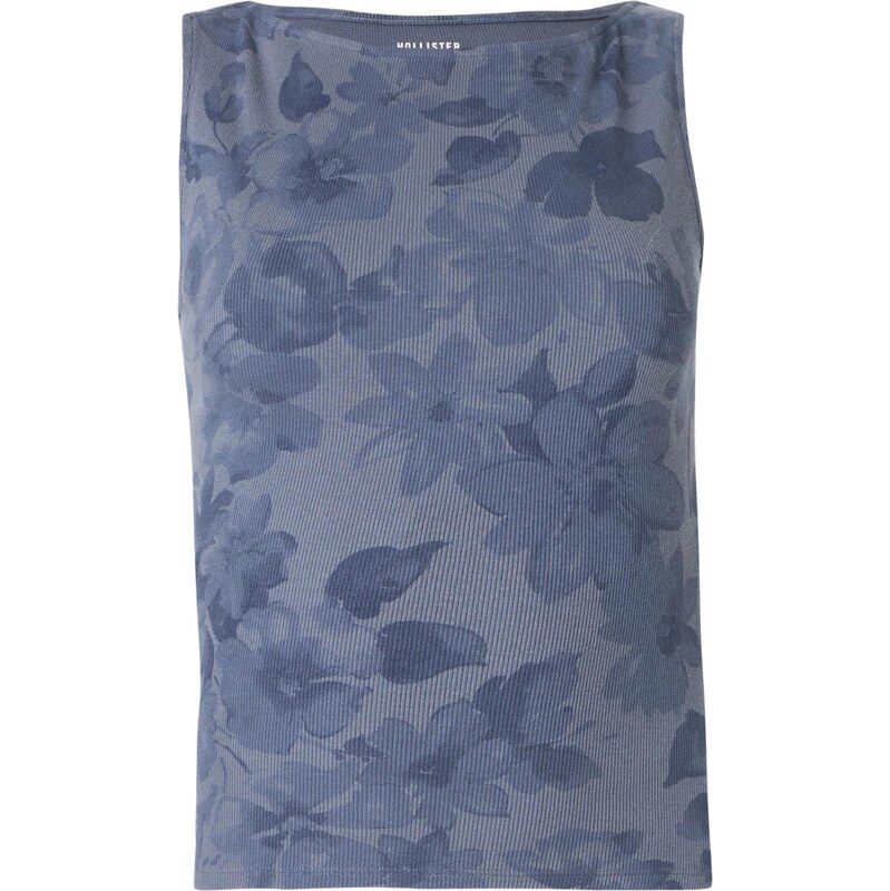 HOLLISTER Top námornícka modrá / modrosivá 67400306