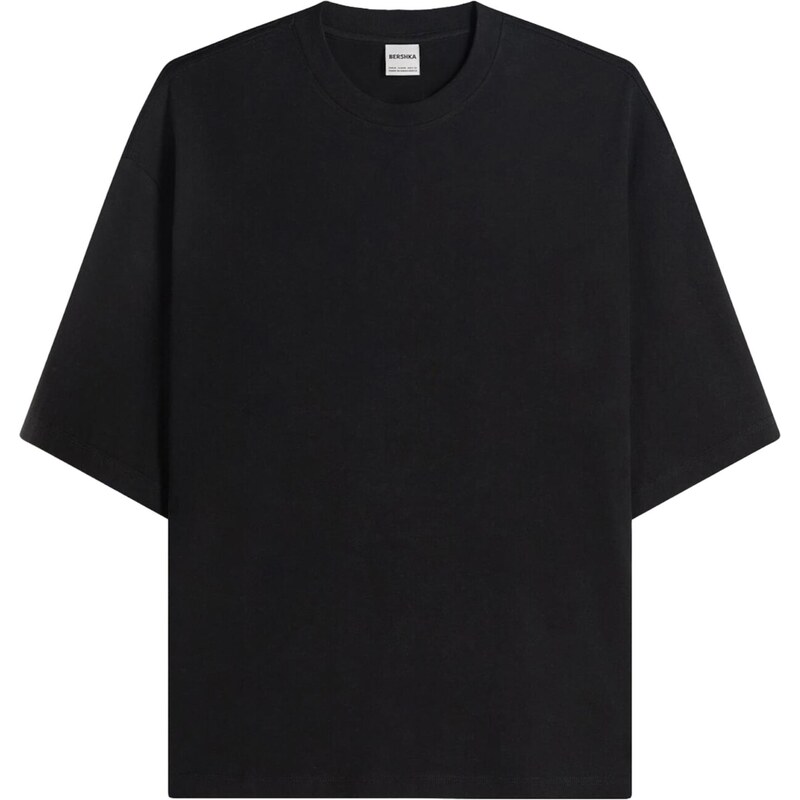 Bershka Tričko čierna 67400283