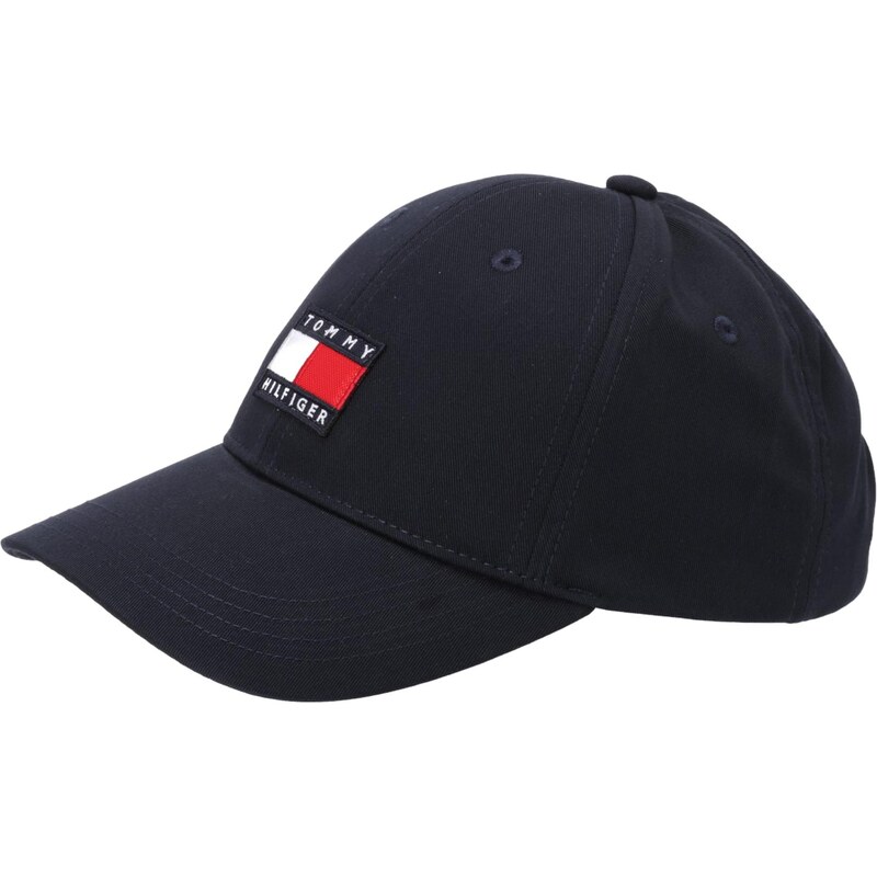 TOMMY HILFIGER Klobúk HERITAGE námornícka modrá / červená / biela 67400318