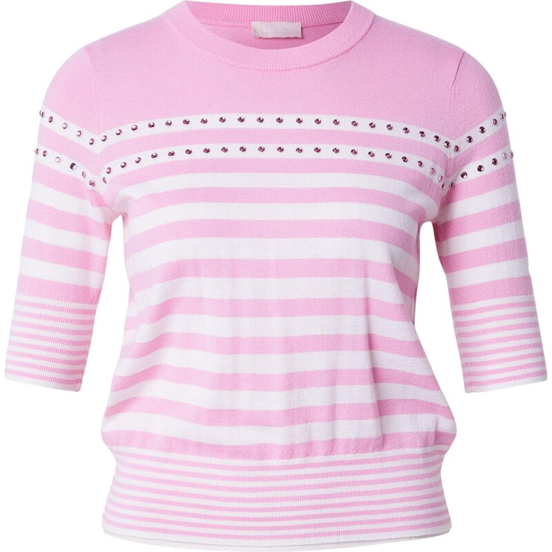 Liu Jo Sveter ružová / biela 67400370