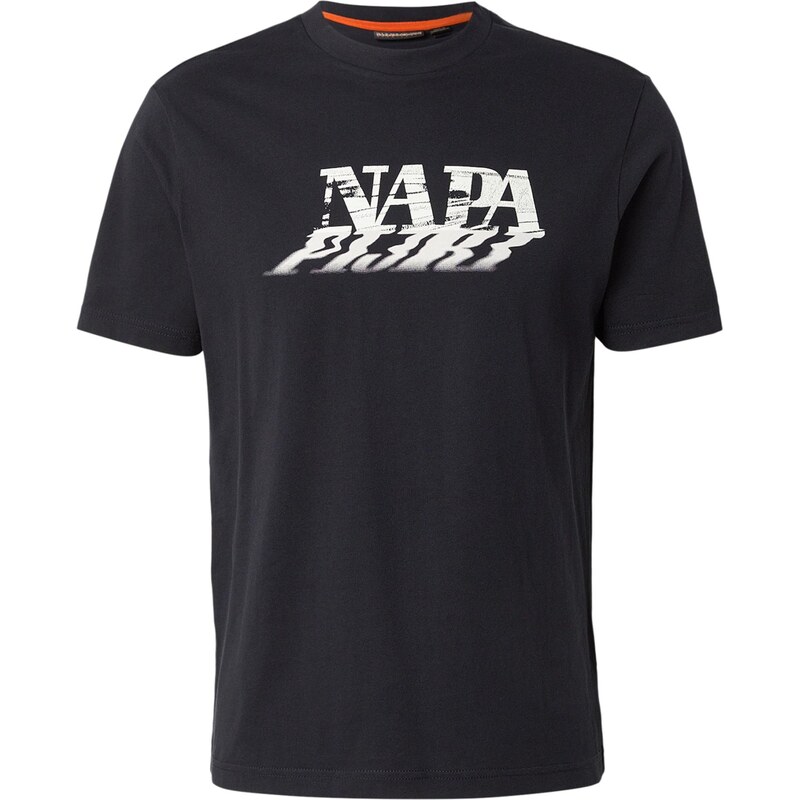 NAPAPIJRI Tričko S-LODESTAR čierna / biela 67400385