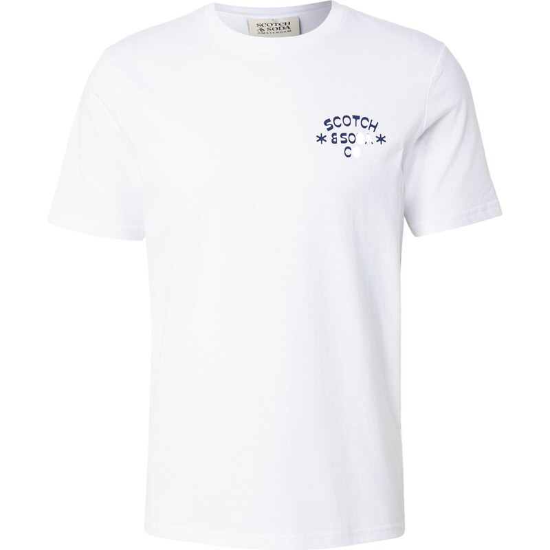 SCOTCH & SODA Tričko námornícka modrá / biela 67400400