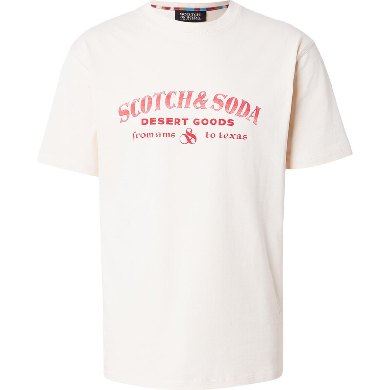 SCOTCH & SODA Tričko svetložltá / purpurová 67400403