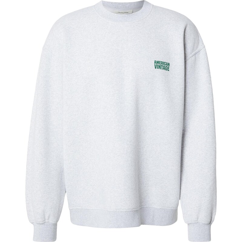 AMERICAN VINTAGE Mikina BAPTOWN sivá melírovaná 67400434