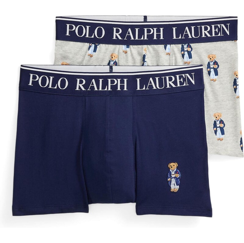 Polo Ralph Lauren Boxerky námornícka modrá / karamelová / svetlosivá / 67400467