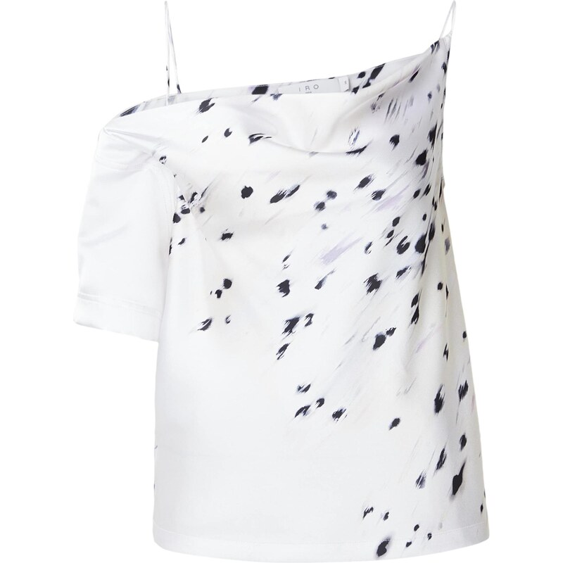 IRO Tričko VENUZIA svetlosivá / čierna / biela ako vlna 67400473