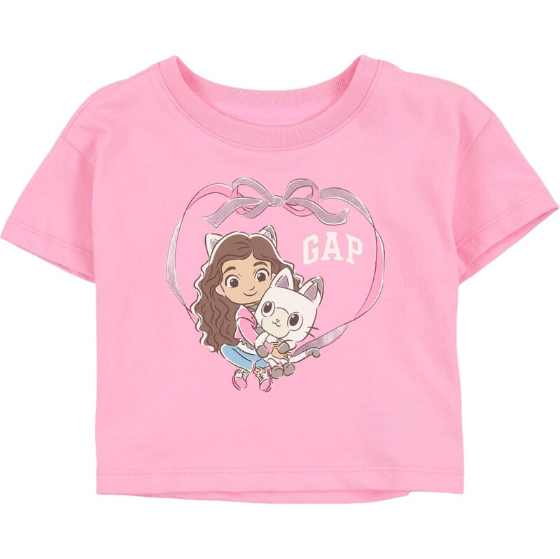 GAP Tričko svetlomodrá / hnedá / svetloružová / biela 67400529