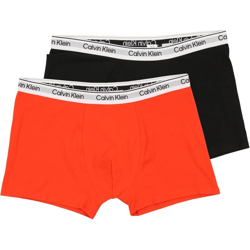 Calvin Klein Underwear Nohavičky svetlosivá / oranžovo červená / 67400550