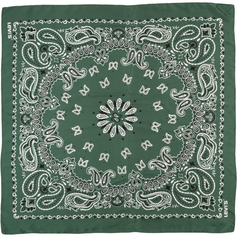 LEVIS Šatka zelená / čierna / biela 67400560