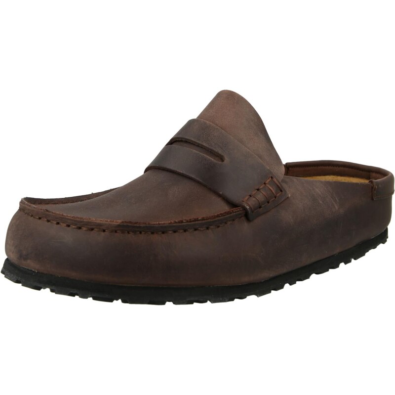 BIRKENSTOCK Šľapky Naples Wrapped tmavohnedá 67400528