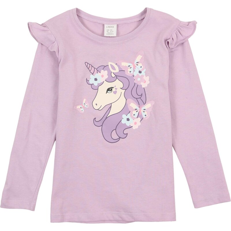 Lindex Tričko svetlofialová 67400572