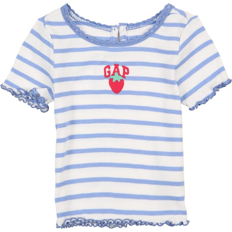 GAP Tričko svetlomodrá / svetlozelená / krvavo červená / biela 67400587