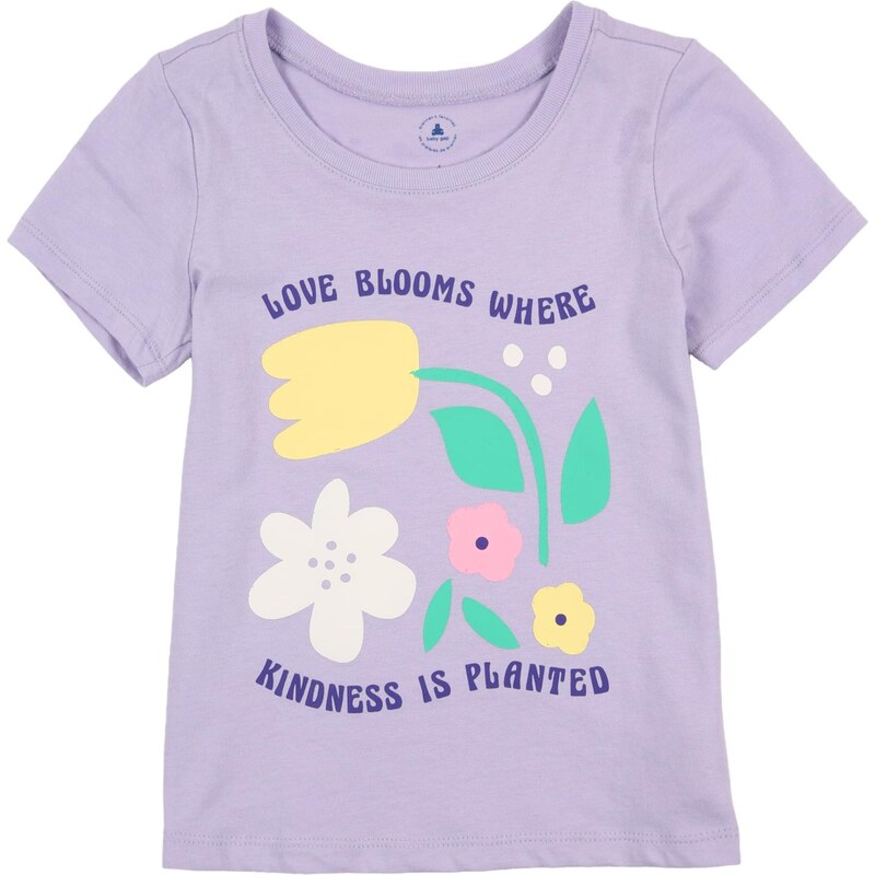 GAP Tričko žltá / zelená / svetlofialová / biela 67400588