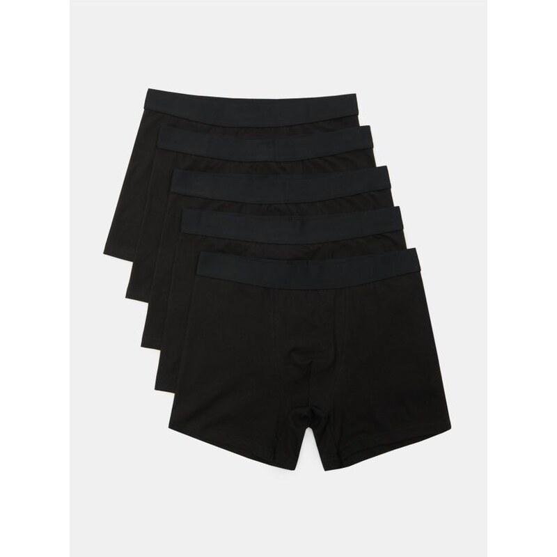 Sinsay - Boxerky Long – balenie 5 kusov - čierna 67395956