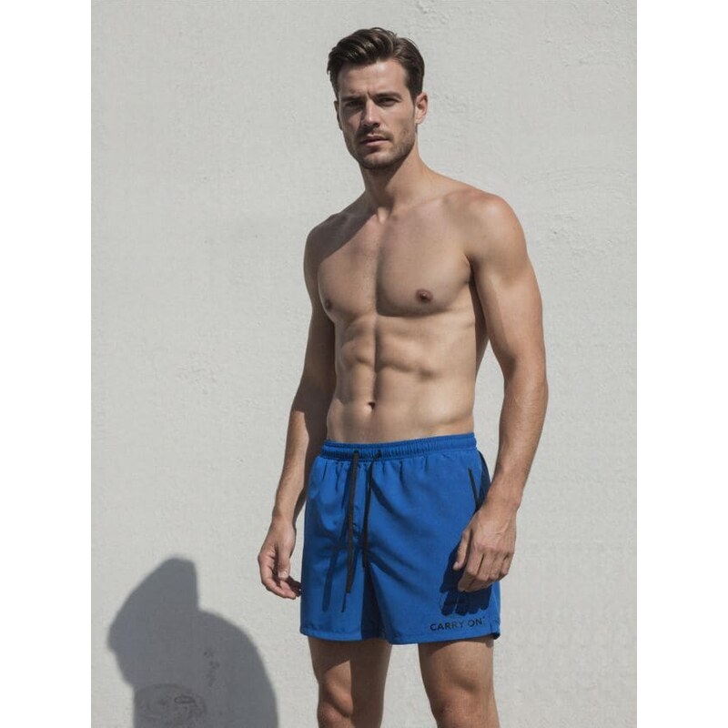 Sinsay - Plavkové šortky - modrá 67395986