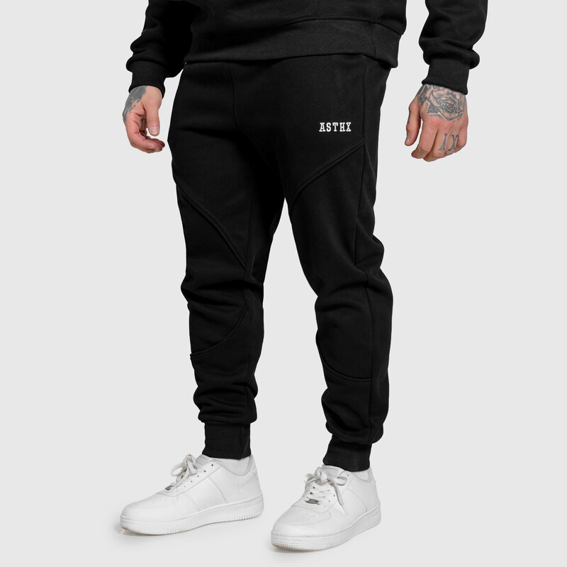 Pánske tepláky Iron Aesthetics ASTHX, čierne 67404543