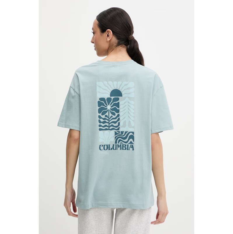Bavlnené tričko Columbia Rolling Bend 67404930