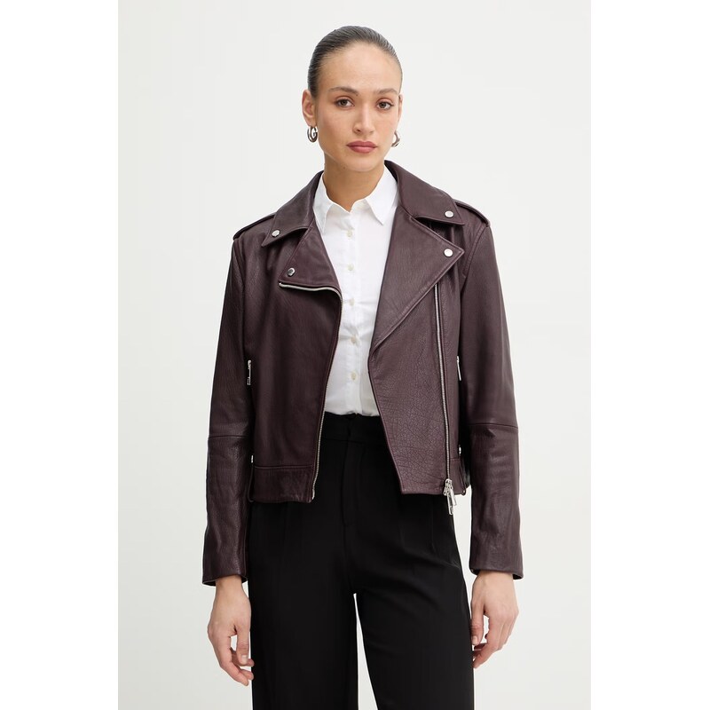 Kožená bunda BOSS Orange C Sandy 67403600