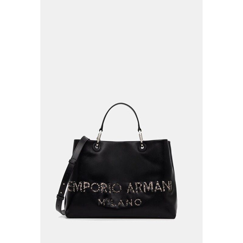 Kožená kabelka Emporio Armani 67404203