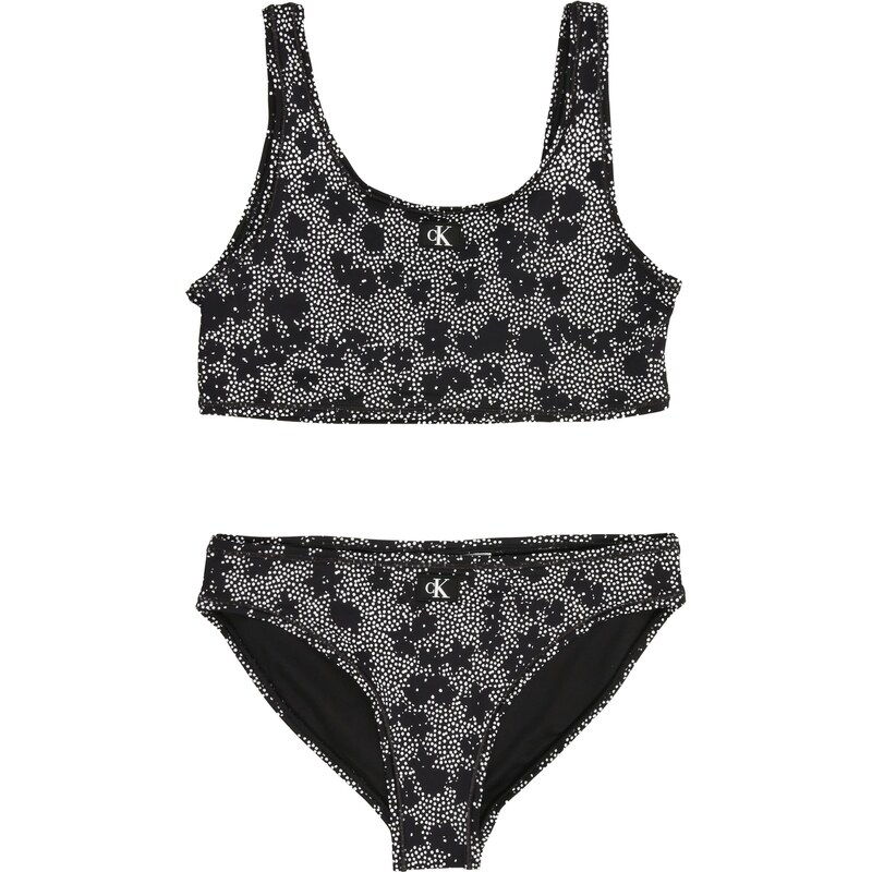 Calvin Klein Swimwear Bikiny čierna / biela 62396371