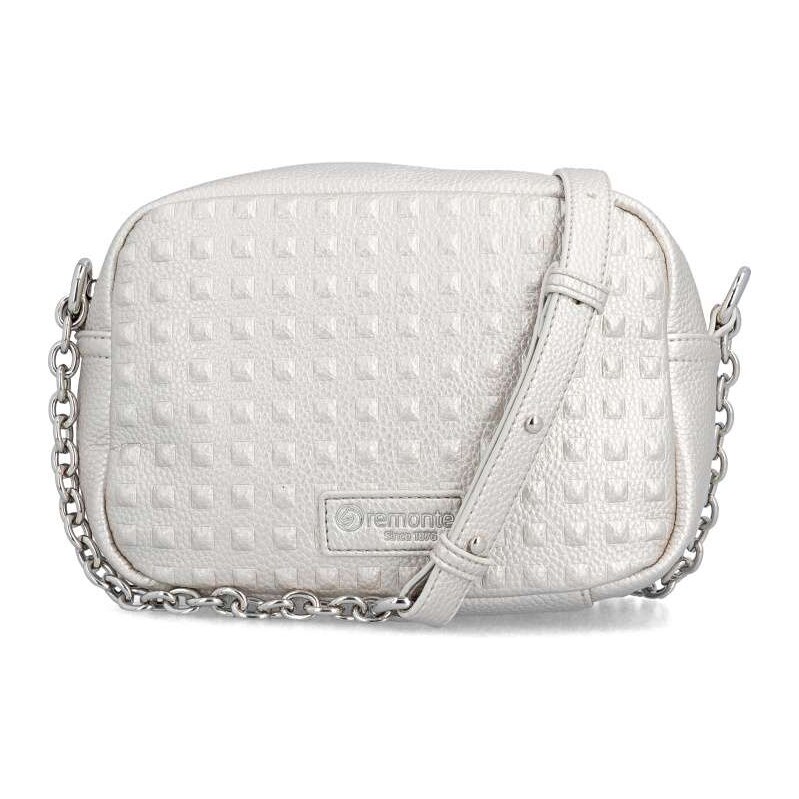 RIEKER Dámska kabelka REMONTE Q0667-90 strieborná S6 67405083