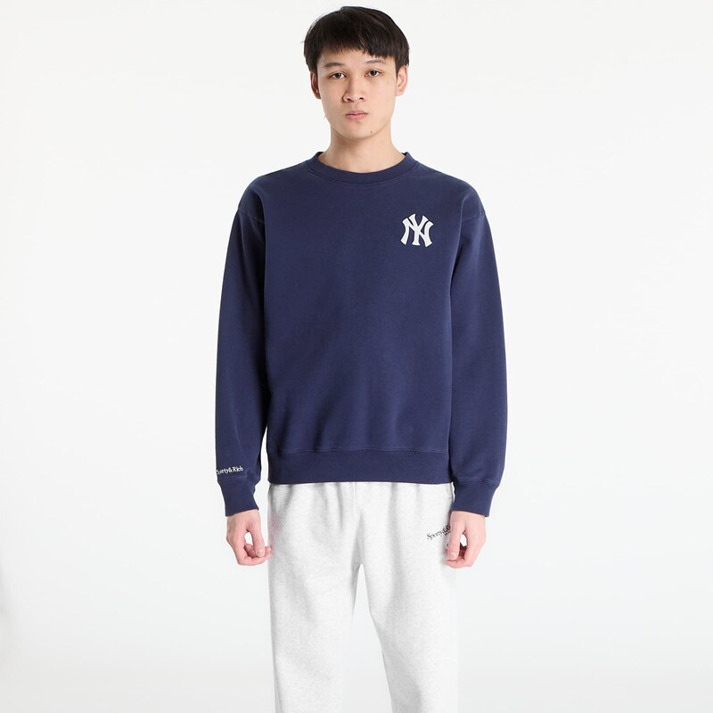 Mikina Sporty & Rich Heritage Yankees Serif Crewneck UNISEX Dark Navy 67406849