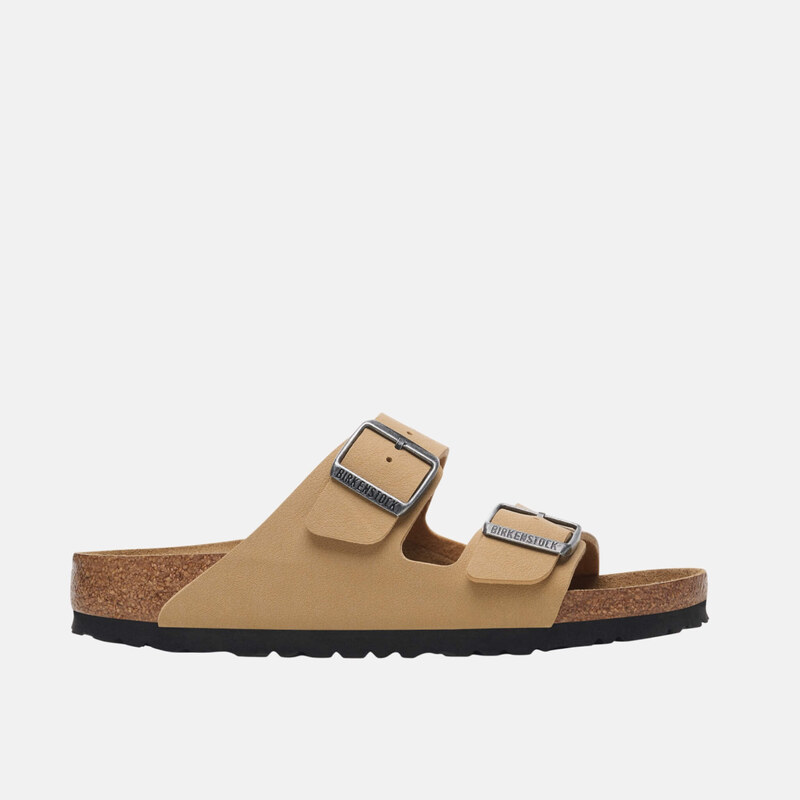 Béžové regular šľapky Birkenstock Arizona Birko-Flor Nubuk 67409851