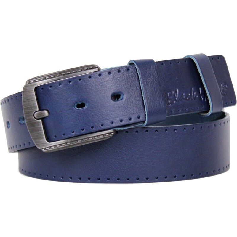 Black Hand Dámsky kožený opasok Black Hand 2101-40 modrý 67406729