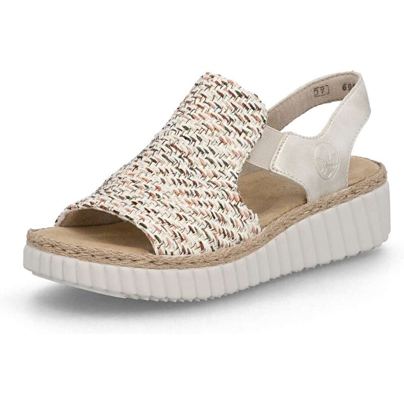 Dámske sandále RIEKER 69276-60 béžová S6 67406959