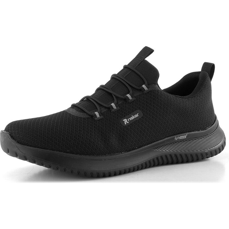 E-shop Rieker Sport pánske nazúvacie tenisky čierne B9655-00