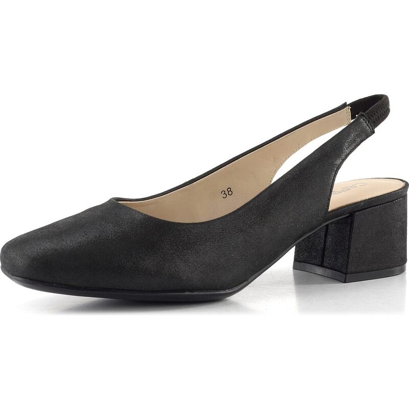 Caprice lodičky s voľnou pätou black metallic 9-29500-42 68773481