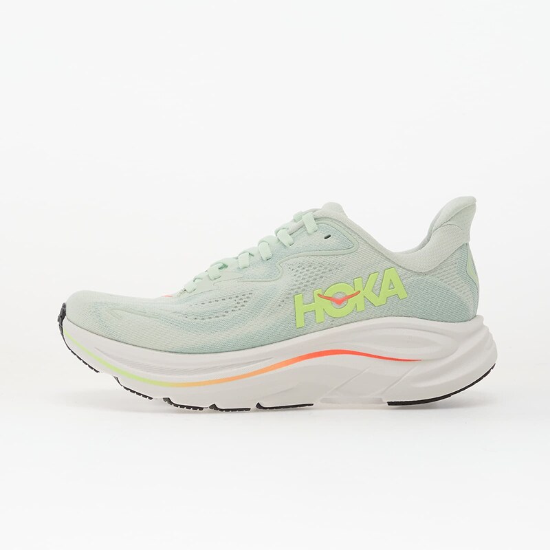 Hoka W Clifton 10 Sea Glass/ Neon Flame 67409020