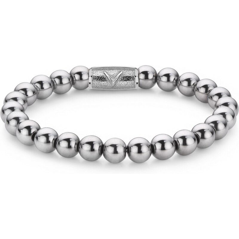 Rebel & Rose unisex náramok Silver Shine 8 mm RR-8DV01-S-M 67440280