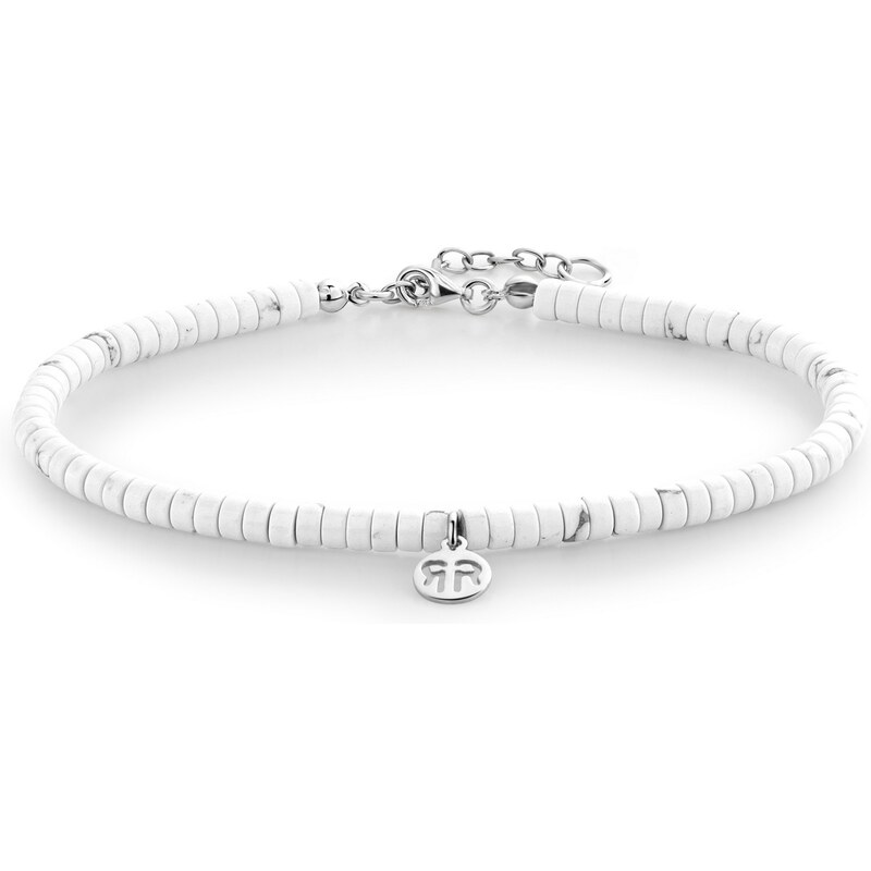 Dámsky náramok na nohu Rebel & Rose Virgin White 4 mm RR-AK006-S-S 67440233