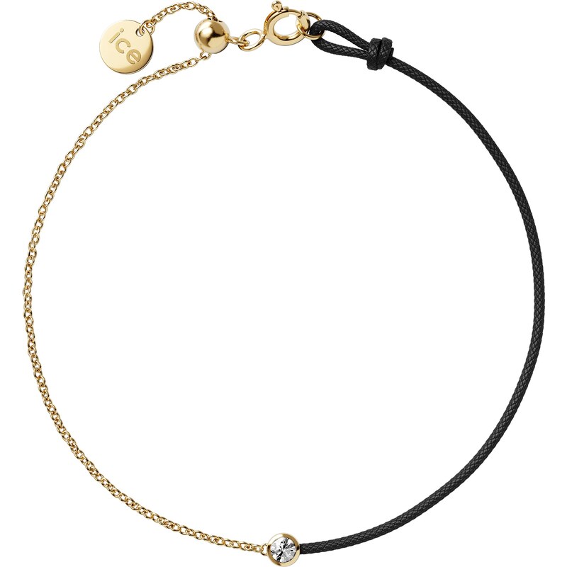 Ice Watch dámsky náramok zlatý a čierny s diamantom 021083 67440212