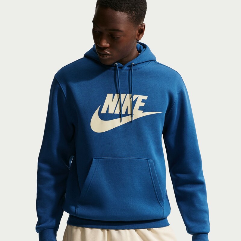 Nike M Club Pullover Fleece Hoodie BLUE 67410436