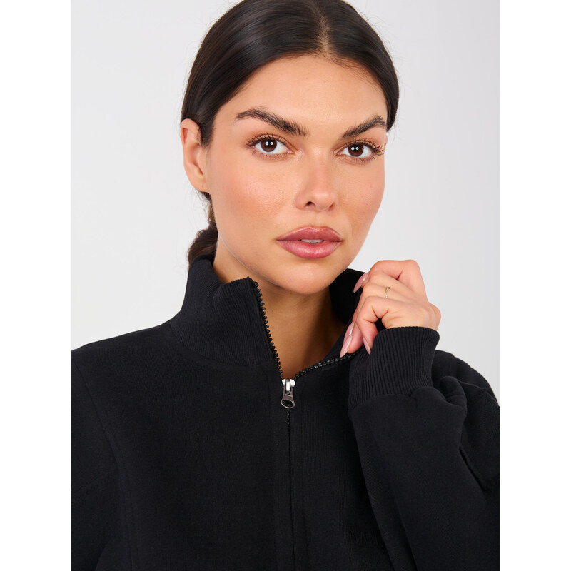 Factory Price Čierna funkčná mikina na zips 67411850