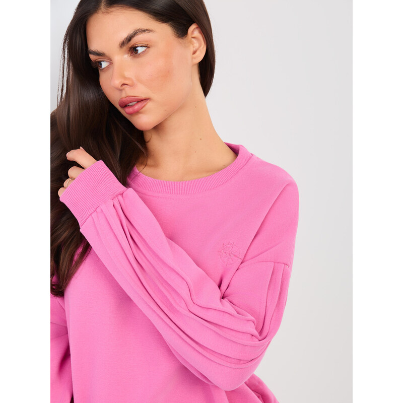 Factory Price Ružová mikina s dlhými rukávmi 67411869