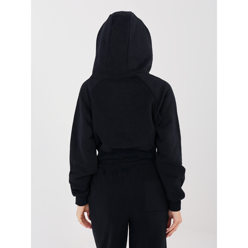 Factory Price Čierny dámsky teplákový komplet 67411870