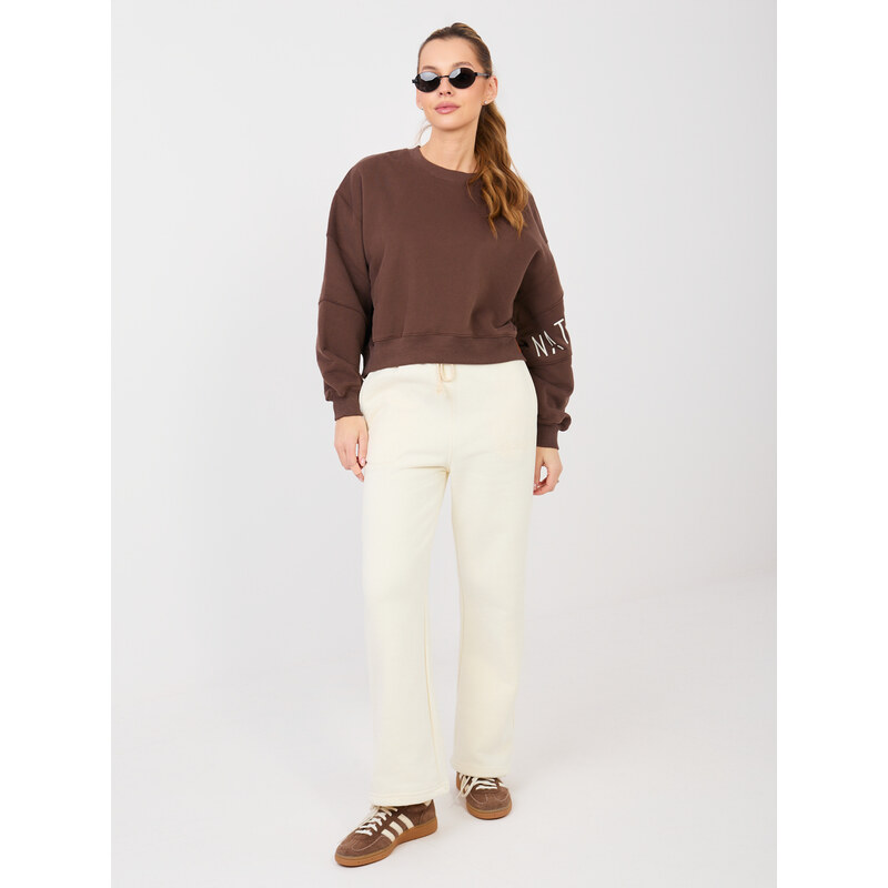 Factory Price Hnedá crop mikina 67411862