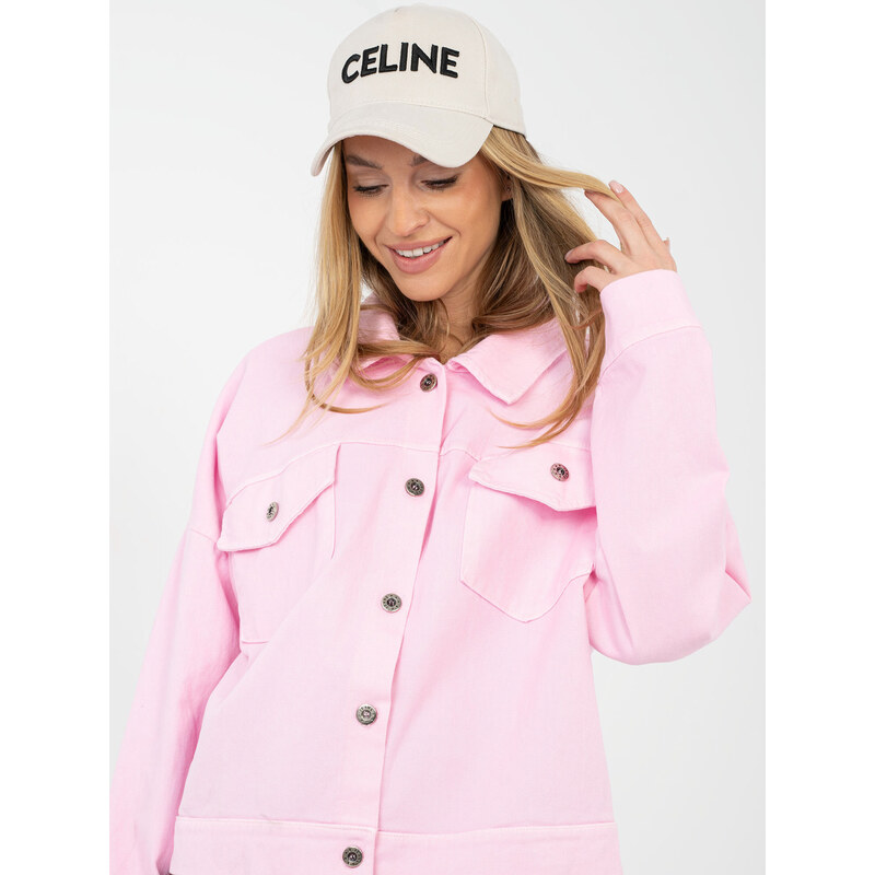 RUE PARIS Ružová mikina s kapucňou 67411877