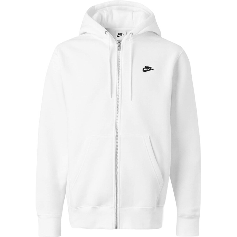 Nike Sportswear Tepláková bunda CLUB biela 67414696
