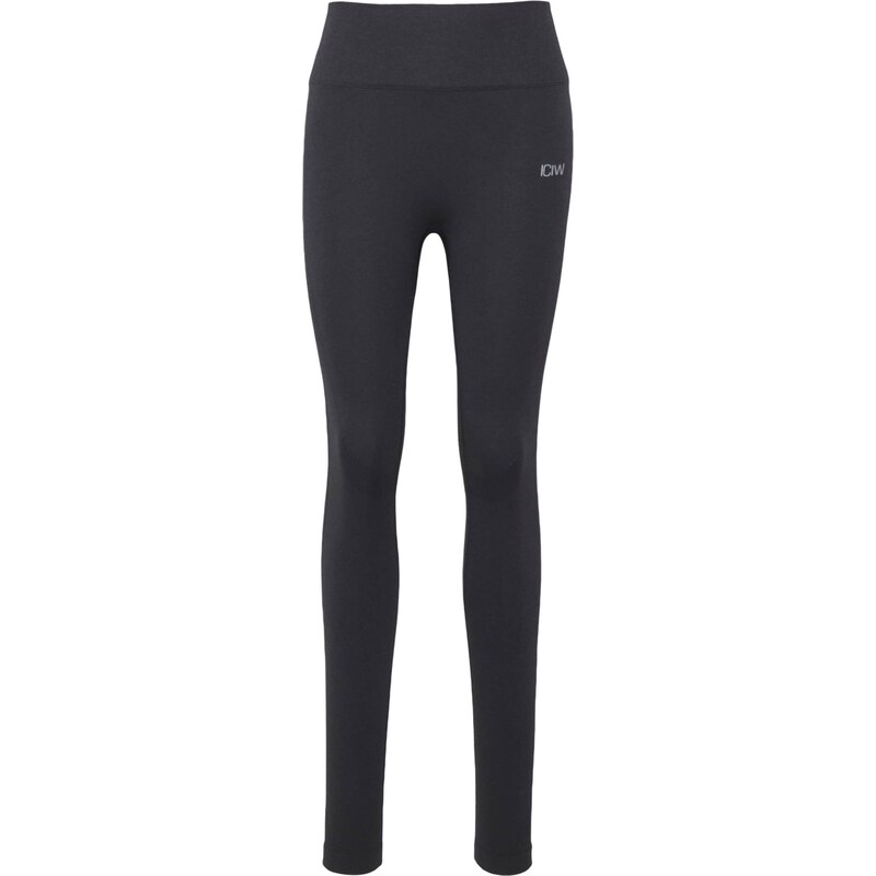 ICANIWILL Športové nohavice čierna / strieborná 67414698