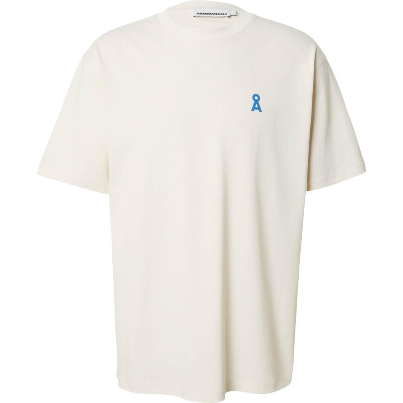 ARMEDANGELS Tričko MAARKOS CHANGES modrá / biela 67414726