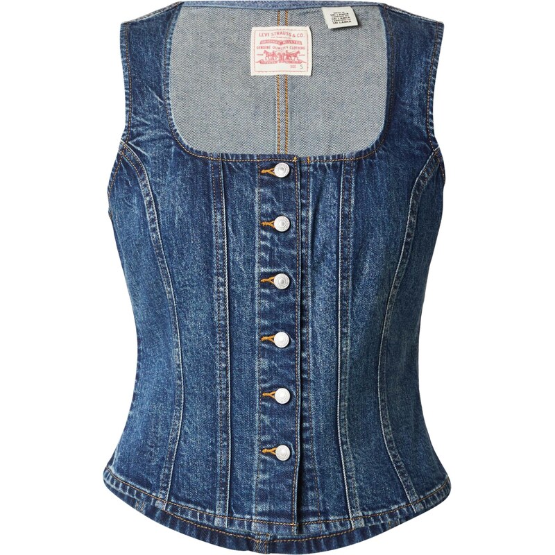 LEVIS Top Sculpted Top modrá denim 67414792